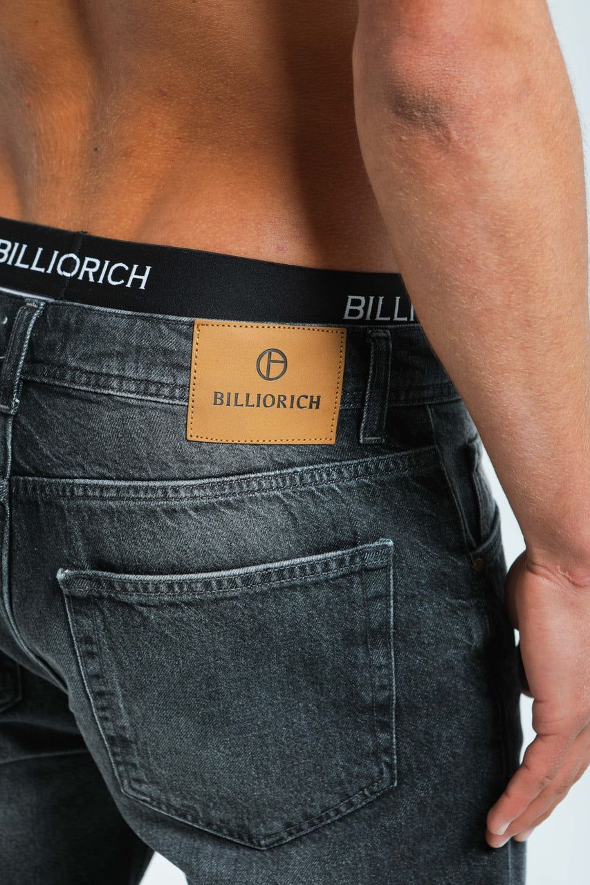 Moudda Billiorich - Short en Jean Homme - Coupe Droite - 5