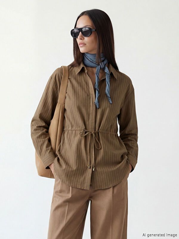 Moudda LC Waikiki - Tunique manches longues en tissu pour Femme - Tunisie 1