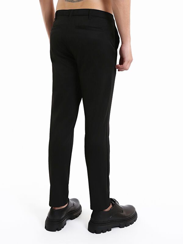 Moudda LC Waikiki - Pantalon chino tissé moyen Homme Noir - Tunisie 5