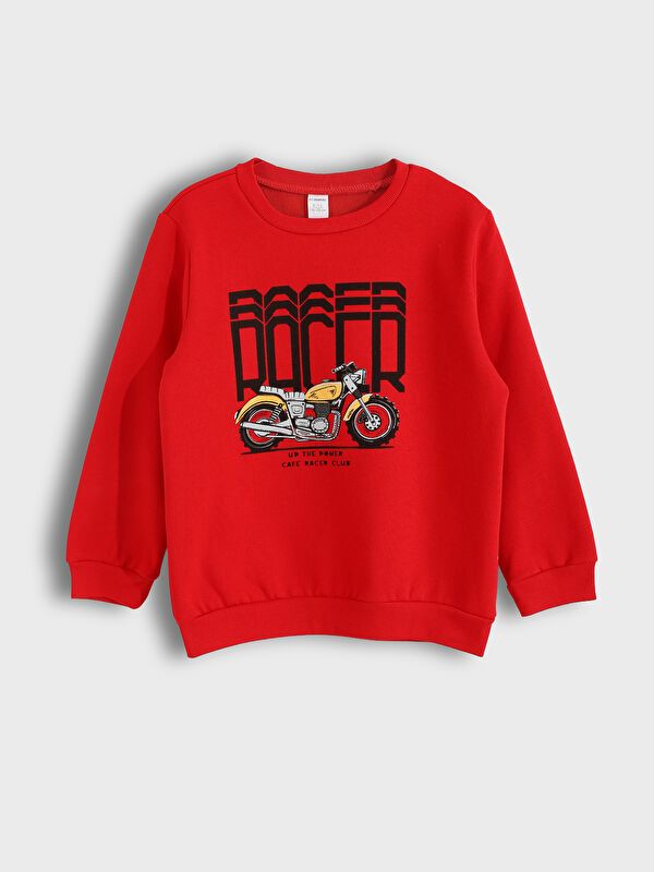 Moudda LC Waikiki - Sweatshirt en jersey Garçon Rouge vif - Tunisie 1