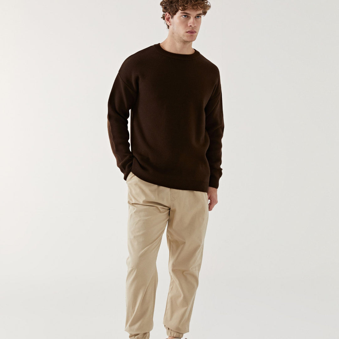 Moudda LC Waikiki - Pull en tricot Homme Brun chocolat - Tunisie 2