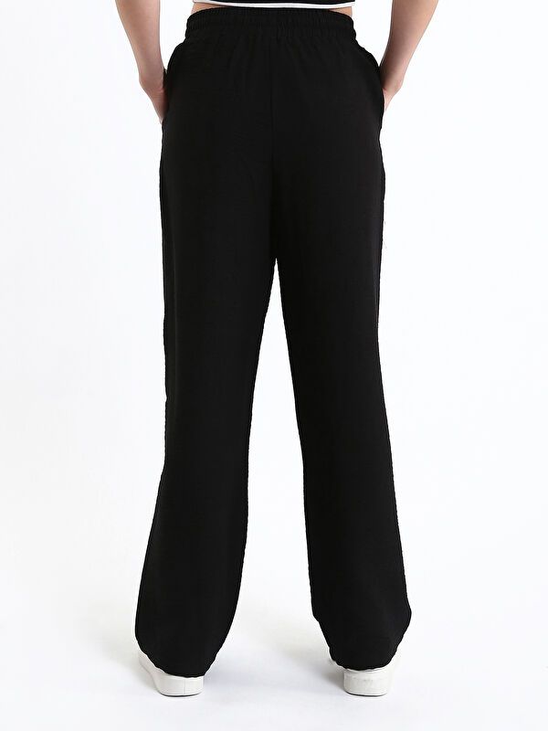 Moudda LC Waikiki - Pantalon tissé fin Femme Noir - Tunisie 5