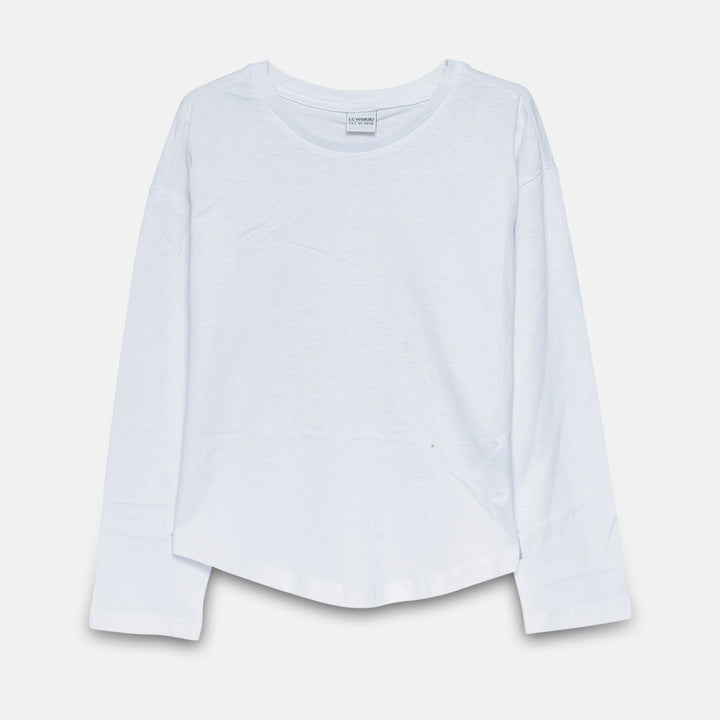 Moudda LC Waikiki - Body jersey basique manches longues Fille Rayures noires - Tunisie 3