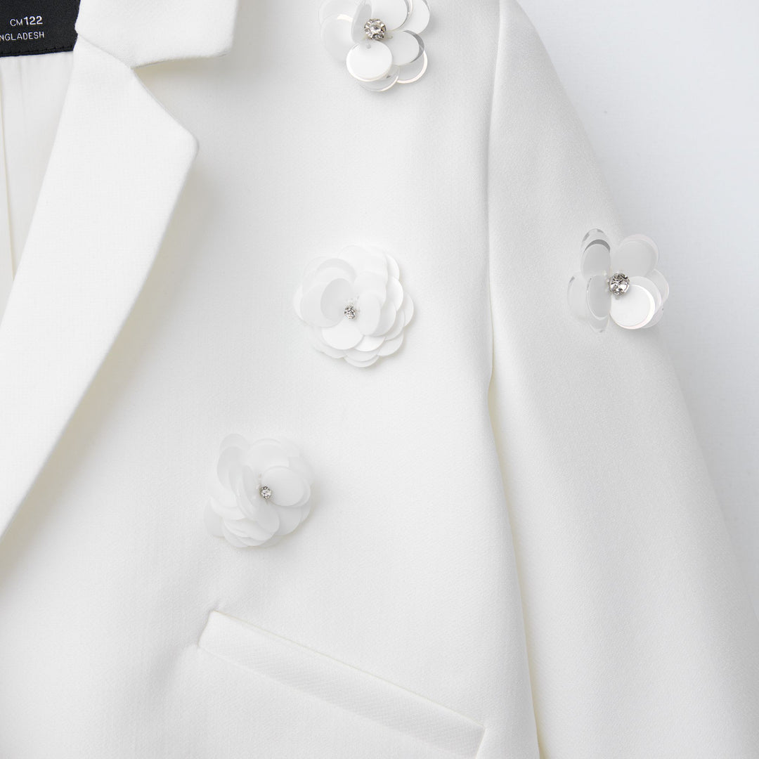 Moudda ZARA - Blazer Fille - Fleurs 3D - Tunisie 3
