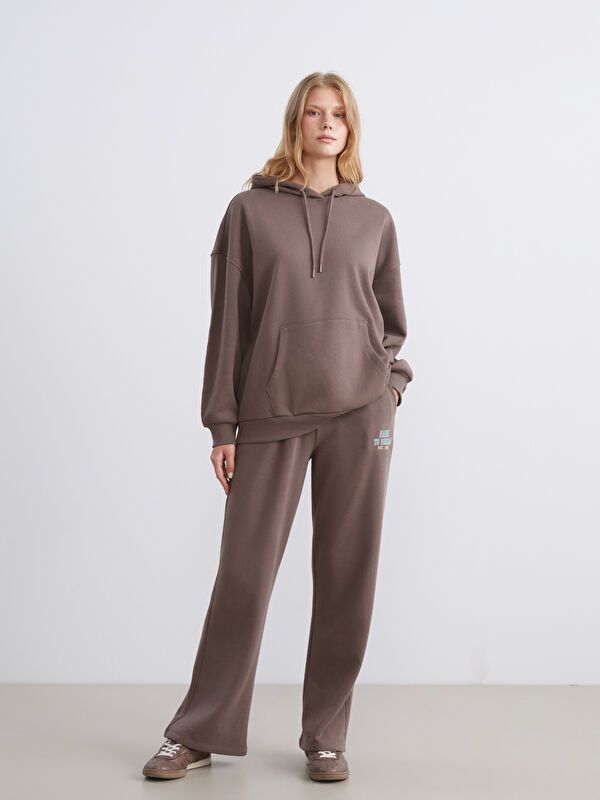 Moudda LC Waikiki - Pantalon en jersey Femme Brun - Tunisie 1