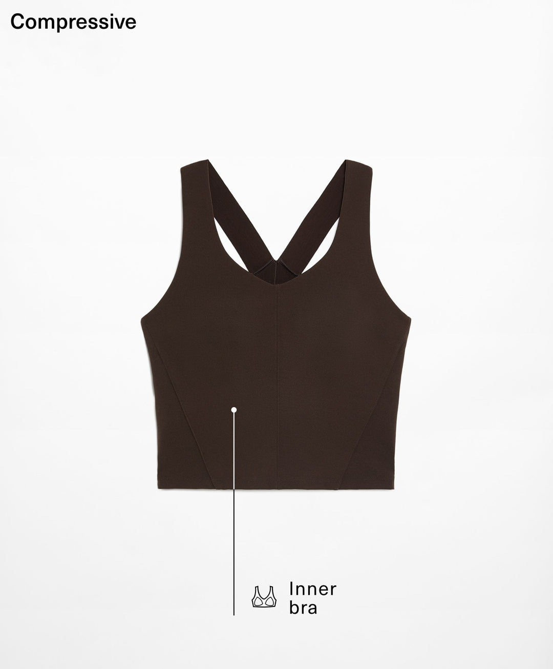 Moudda Oysho - Débardeur Compressif Demi-Bustier Col V - Tunisie 2