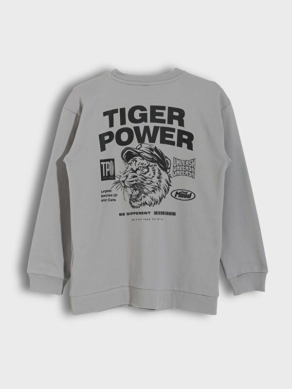 Moudda LC Waikiki - Sweatshirt en jersey Garçon Gris - Tunisie 2