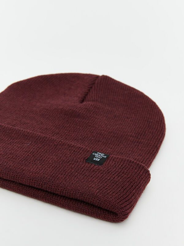 Moudda LC Waikiki - Bonnet  tricot Homme Bordeaux - Tunisie 3