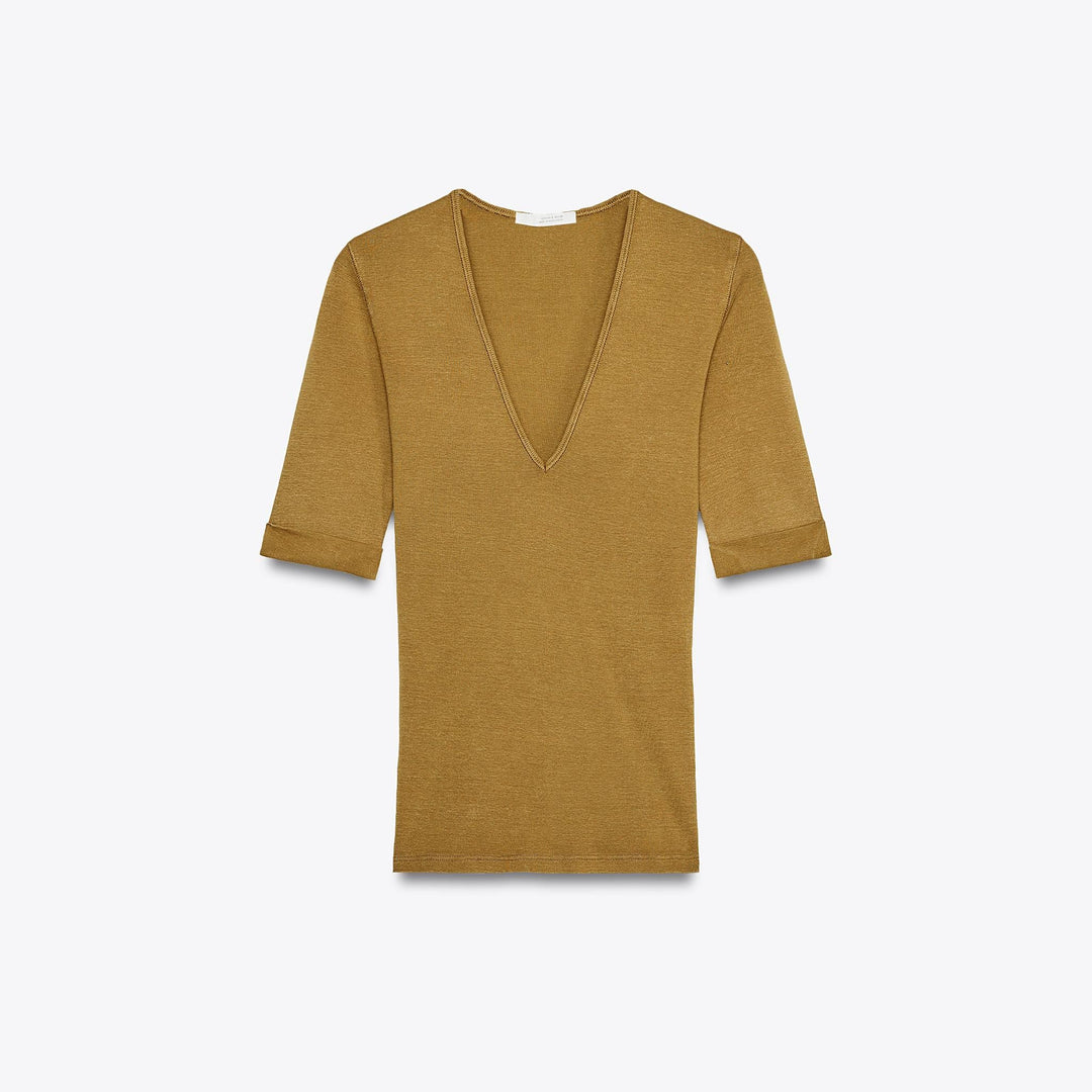 Moudda ZARA - T-Shirt Coton Lavé - Col Piqué & Manches 3/4 - Tunisie 1