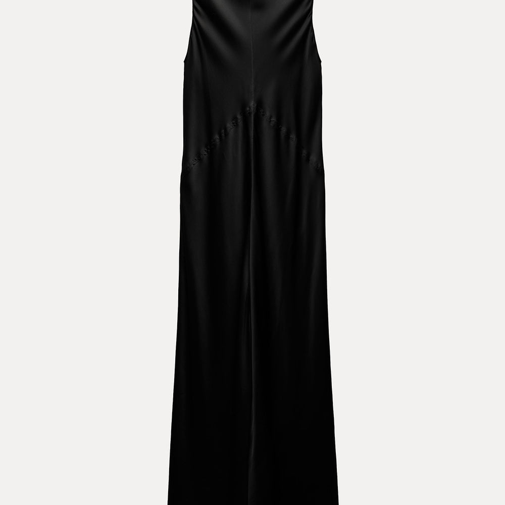 Moudda ZARA - Robe Midi Satinée Sans Manches Coupe Biais - Tunisie 2