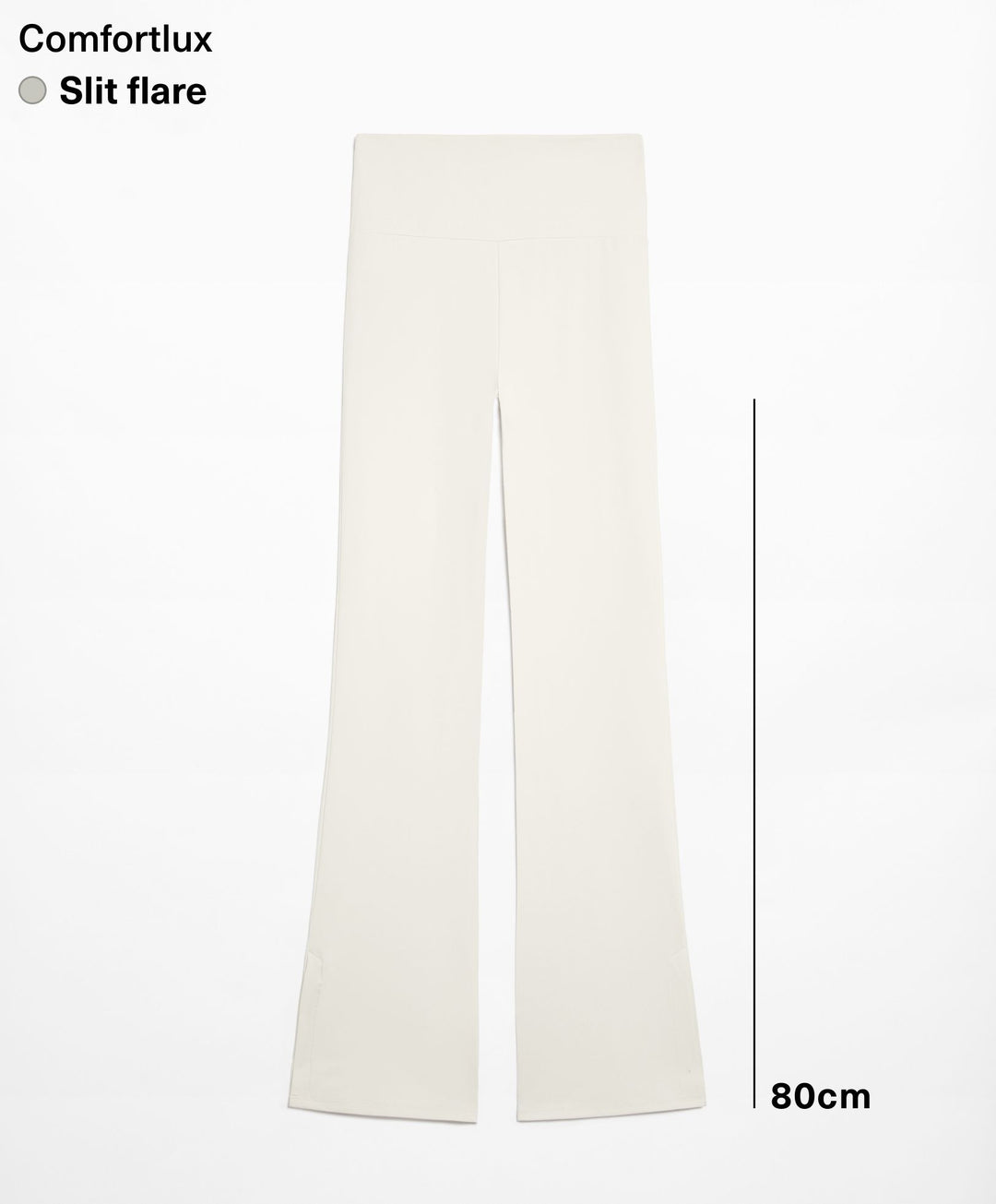 Moudda Oysho - Pantalon Flare Comfortlux avec Fente - Tunisie 2
