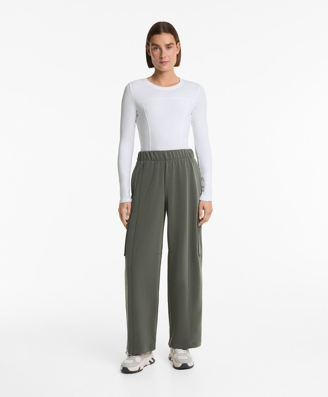 Moudda Oysho - Pantalon Long Barrel Utility - Modal Premium Chaud - Tunisie 2