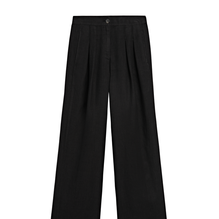 Moudda Massimo Dutti - Pantalon lin taille haute double pli - Tunisie 2