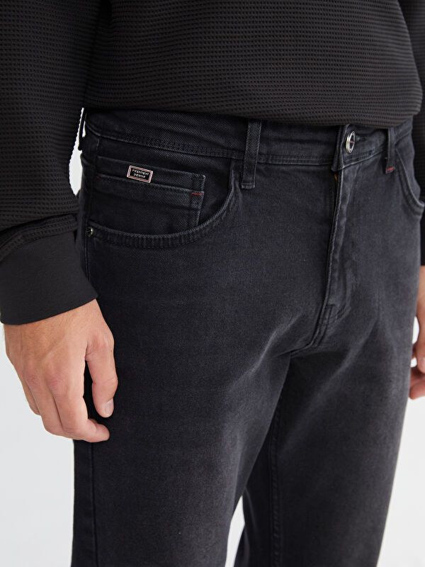 Moudda LC Waikiki - Jean basique en denim couleur Rodeo noir pour hommes - Tunisie 3