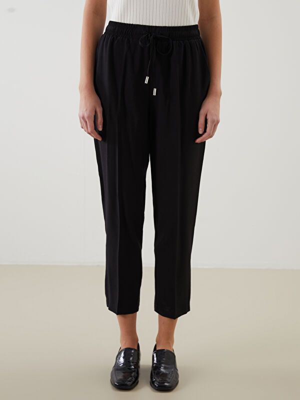 Moudda LC Waikiki - Pantalon tissé fin Femme Noir - Tunisie 2