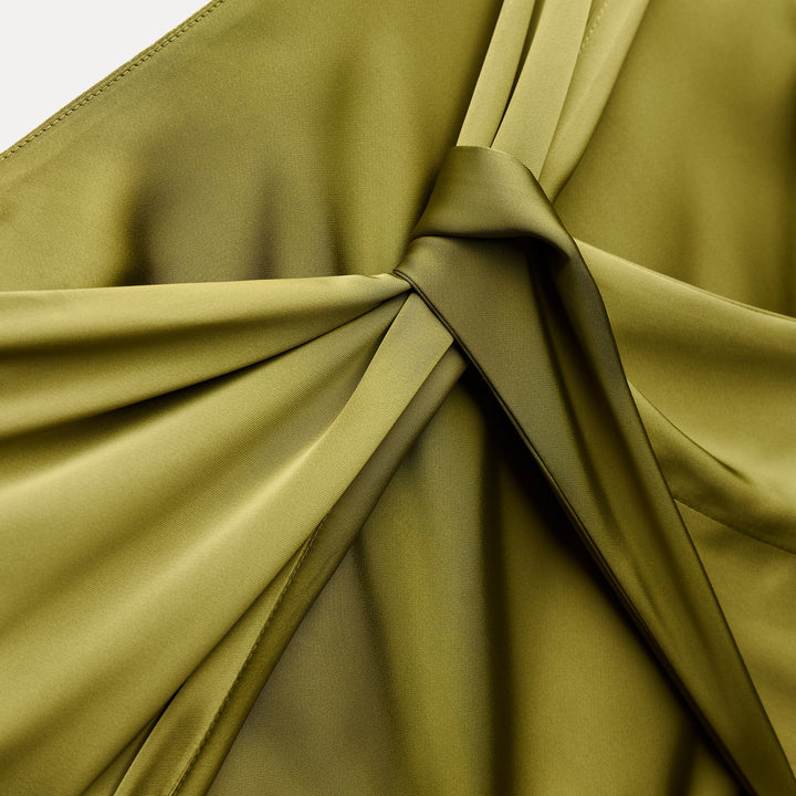 Moudda ZARA - Combinaison satin asymétrique boucle dorée - Tunisie 5