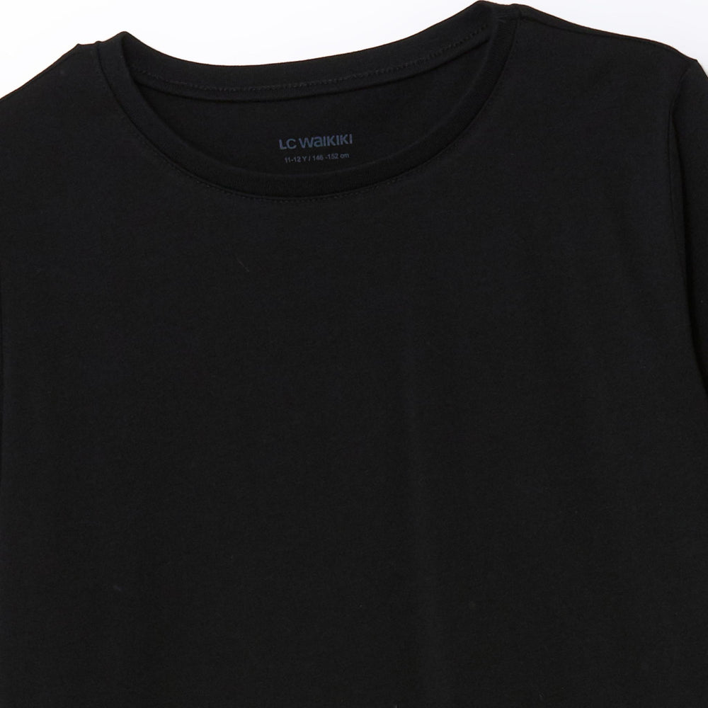 Moudda LC Waikiki - Body jersey basique manches longues Fille Noir - Tunisie 2