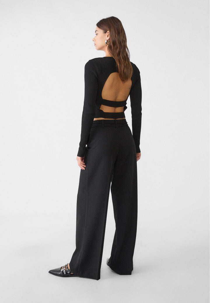 Moudda STRADIVARIUS - Pantalon Super Large avec Ceinture Nœud - Tunisie 5