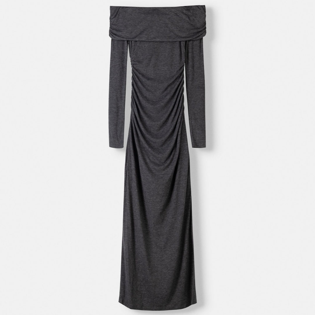 Moudda BERSHKA - Robe Midi Bardot - Fronces - Tunisie 1