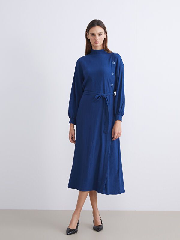 Moudda LC Waikiki - Robe en jersey cv à manches longues pour Femmes - Tunisie 1