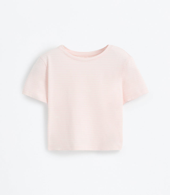 Moudda Lefties - T-Shirt Crop - Rayures Prix - Tunisie 1