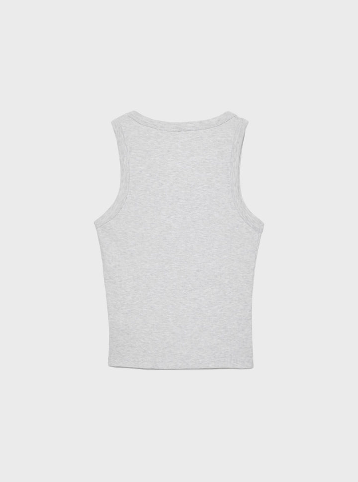 Moudda STRADIVARIUS - Débardeur Regular Gris Chiné - Tunisie 1