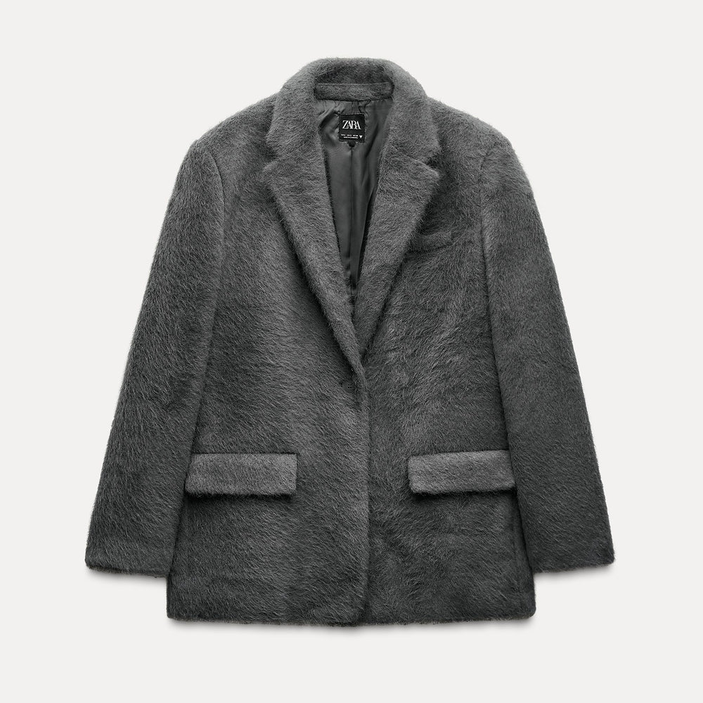 Moudda ZARA - Veste droite en fausse fourrure douce - Tunisie 2