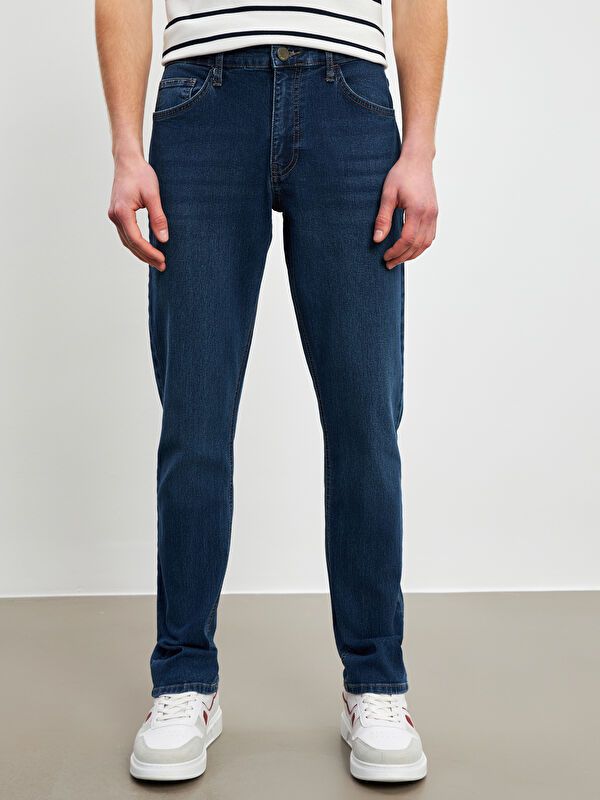 Moudda LC Waikiki - Pantalon jean tissé basique Homme Rodéo noir - Tunisie 2