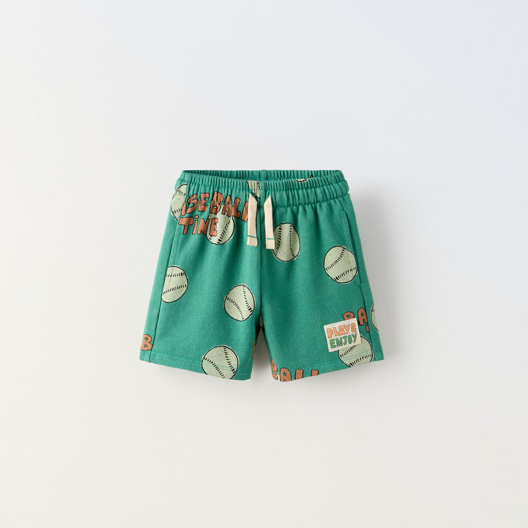 Moudda ZARA - Short enfant molleton imprimé baseball - Tunisie 2