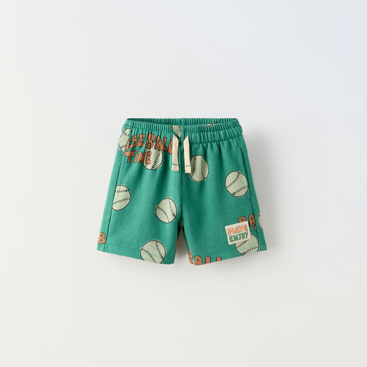 Moudda ZARA - Short enfant molleton imprimé baseball - Tunisie 2