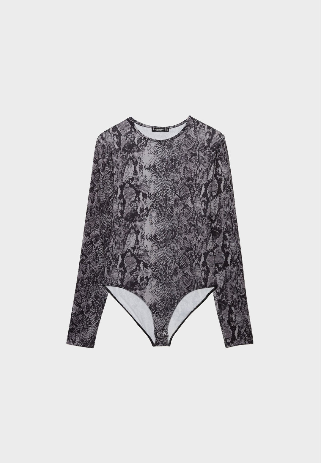 Moudda STRADIVARIUS - Body Basique M/L en Polyamide Imprimé Tout-Over - Tunisie 2