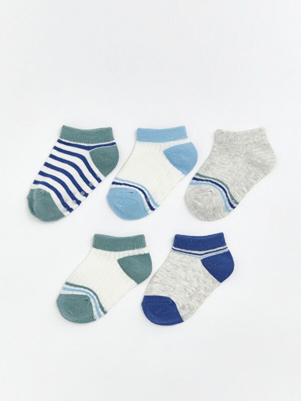 Moudda LC Waikiki - Chaussettes liner trainer (sport) pour Garçon couleur Écru - Tunisie 1