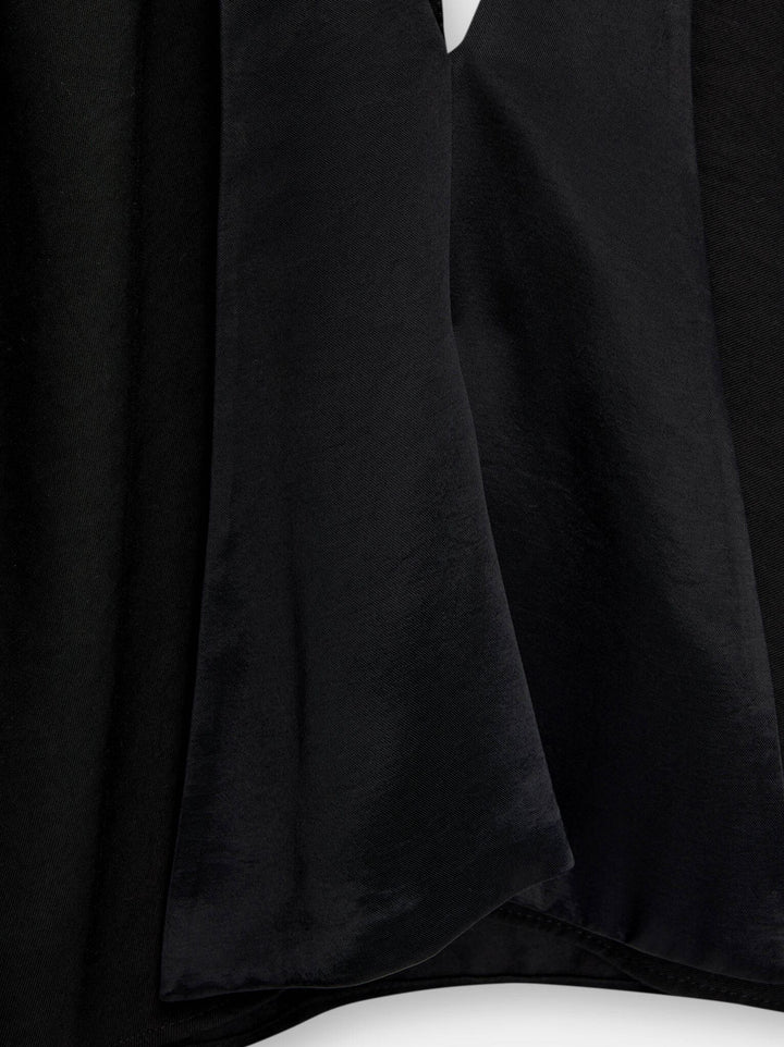 Moudda PULL & BEAR - Gilet Fluide - Revers Satin Nuit - Tunisie 4