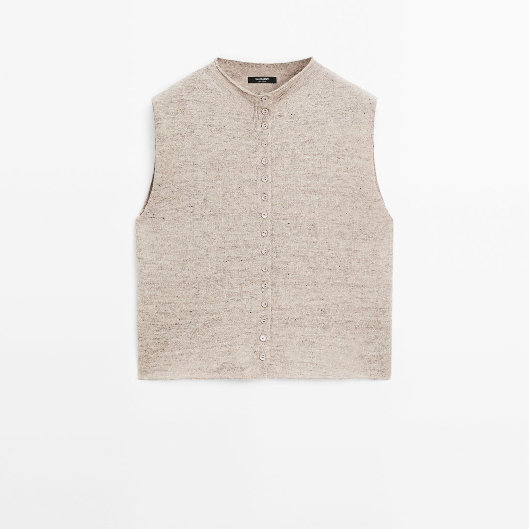 Moudda Massimo Dutti - Gilet - Boutons Perkins - Tunisie 2