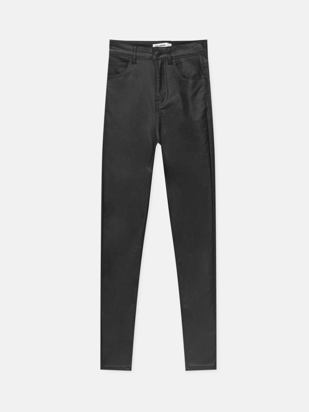 Moudda PULL & BEAR - Pantalon Skinny Taille Haute Enduit - Tunisie 3