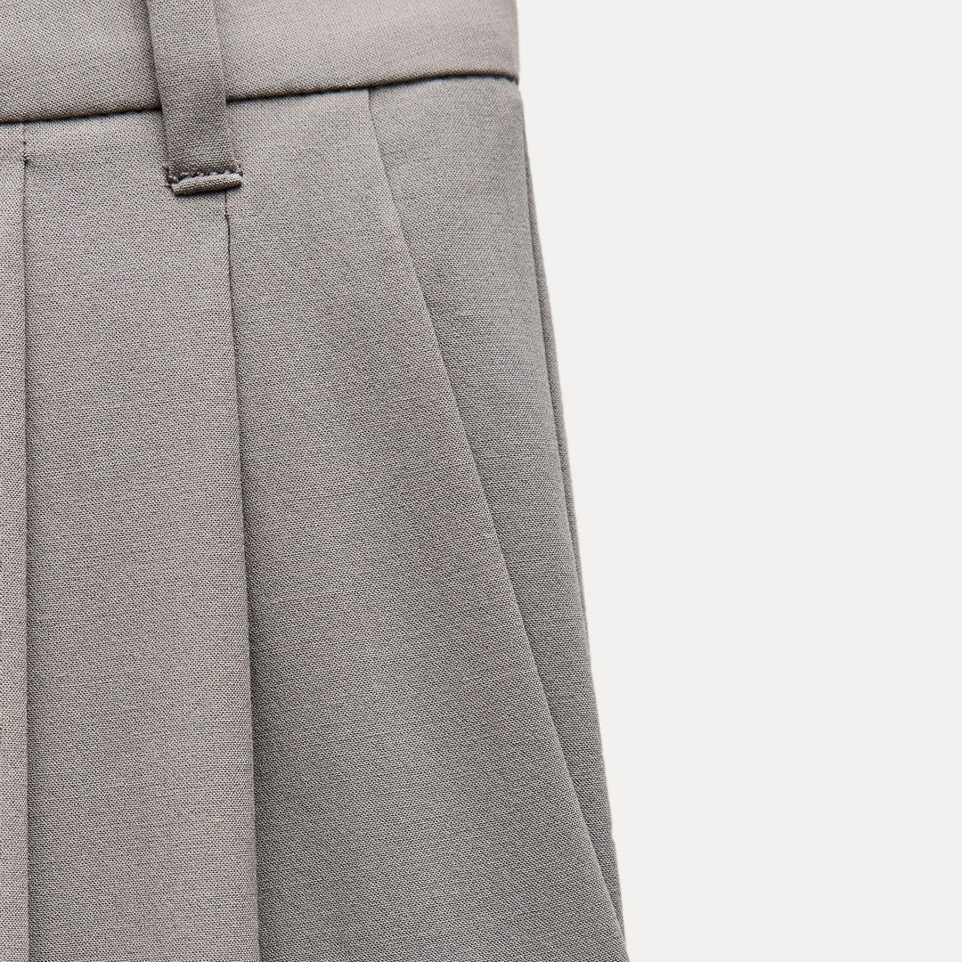 Moudda ZARA - Pantalon double pli passant bouton dos coordonné - Tunisie 4