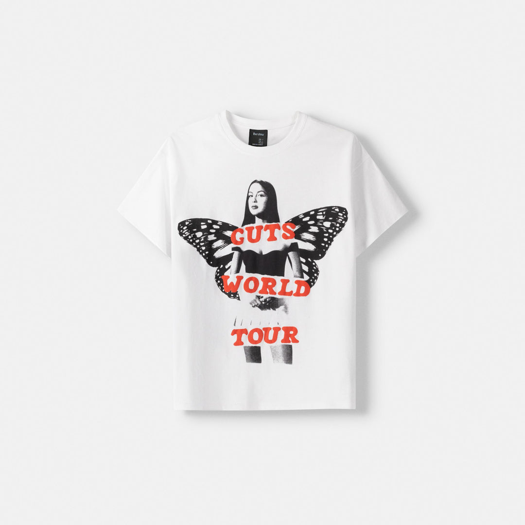 Moudda BERSHKA - T-shirt manches courtes Olivia Rodrigo - Tunisie 1
