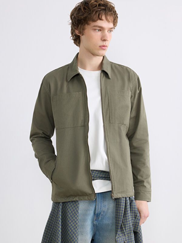 Moudda LC Waikiki - Surchemise en tissu (Shacket) pour Homme - Tunisie 1