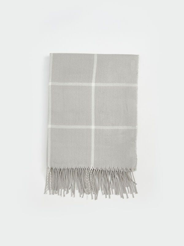 Moudda LC Waikiki - Écharpe Femme Carreaux gris - Tunisie 2