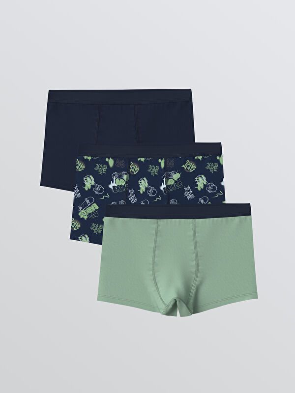 Moudda LC Waikiki - Boxer jersey Garçon Imprimé marine - Tunisie 1