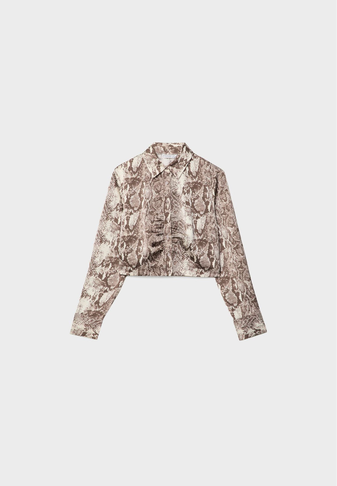 Moudda STRADIVARIUS - Chemise en Satin Basique Courte Froncée - Tunisie 2