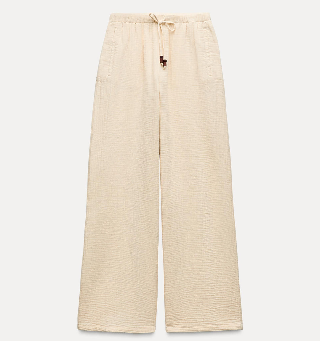 Moudda ZARA - Pantalon jambe large froissé taille élastique - Tunisie 3