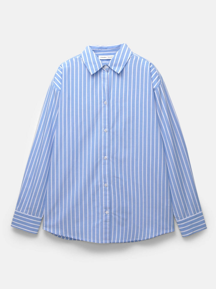 Moudda PULL & BEAR - Chemise Basique Popeline - Fentes - Tunisie 3