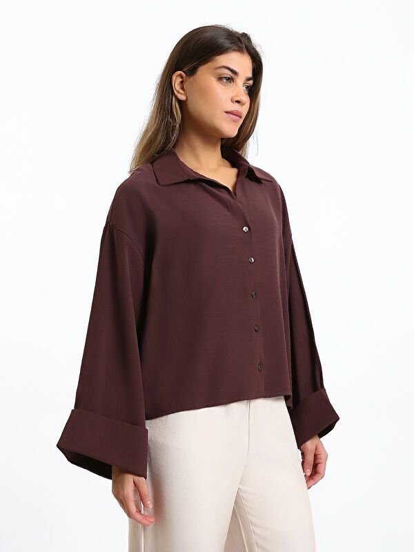 Moudda LC Waikiki - Chemise tissée à manches longues pour Femmes - Tunisie 4