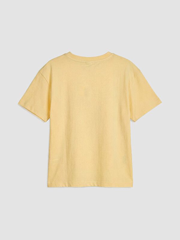 Moudda LC Waikiki - Body manches courtes en jersey pour Fille couleur Jaune - Tunisie 2