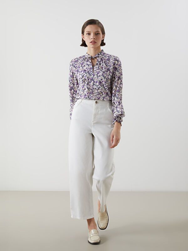 Moudda LC Waikiki - Chemise tissée imprimée cv à manches longues pour Femmes - Tunisie 2