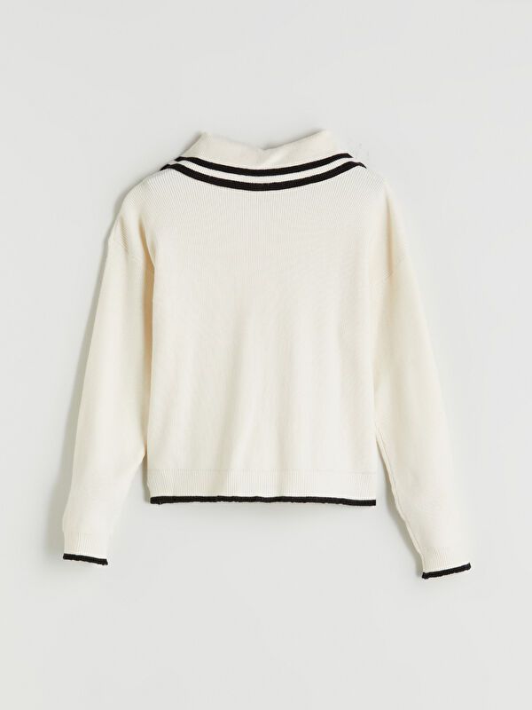 Moudda LC Waikiki - Pull en tricot Fille Ecru - Tunisie 3