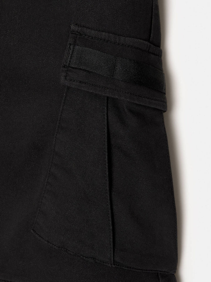 Moudda PULL & BEAR - Bermuda Cargo Devant Poche Soft Knit Basique - Tunisie 7