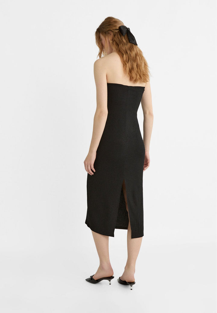 Moudda STRADIVARIUS - Robe Midi Bandeau Texturée - Tunisie 5