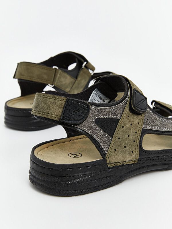 Moudda LC Waikiki - Sandales pour Homme couleur Vert kaki - Tunisie 5